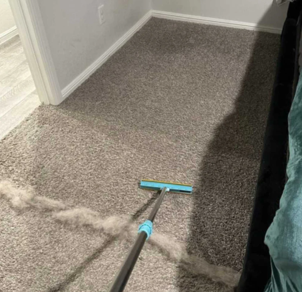 MyTidyMate Pet Hair Broom – Adjustable Carpet & Upholstery Cleaning Rake