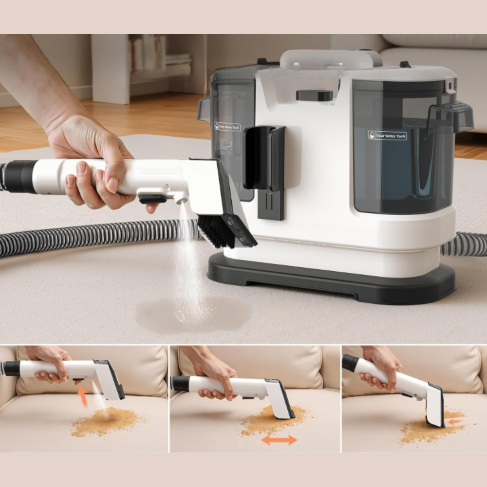 MyTidyMate Upholstery & Carpet Cleaner 450W – 13.5kPa Suction Power