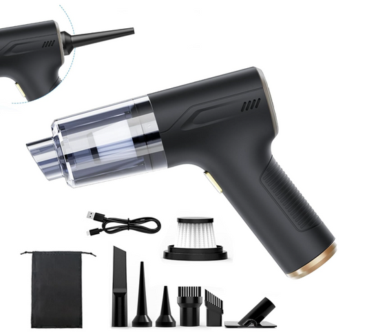 MyTidyMate Portable Vacuum Cleaner – 12000Pa Cordless Handheld for Car, Sofa & Carpet Cleaning
